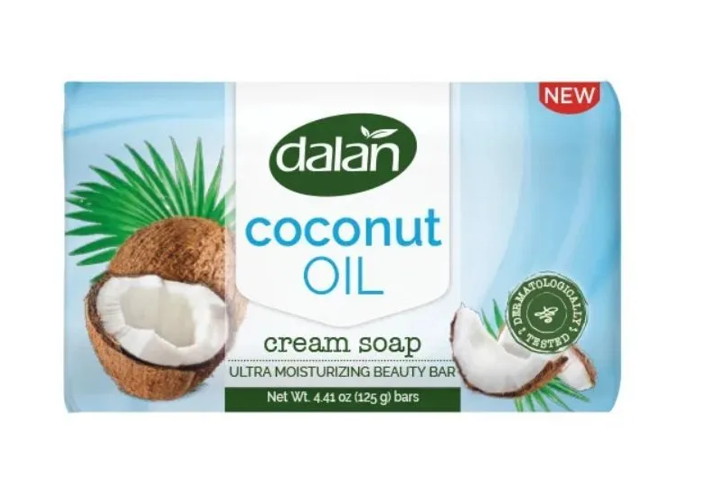 Кремовое мыло Dalan Кокосовое масло натуральное 150 г