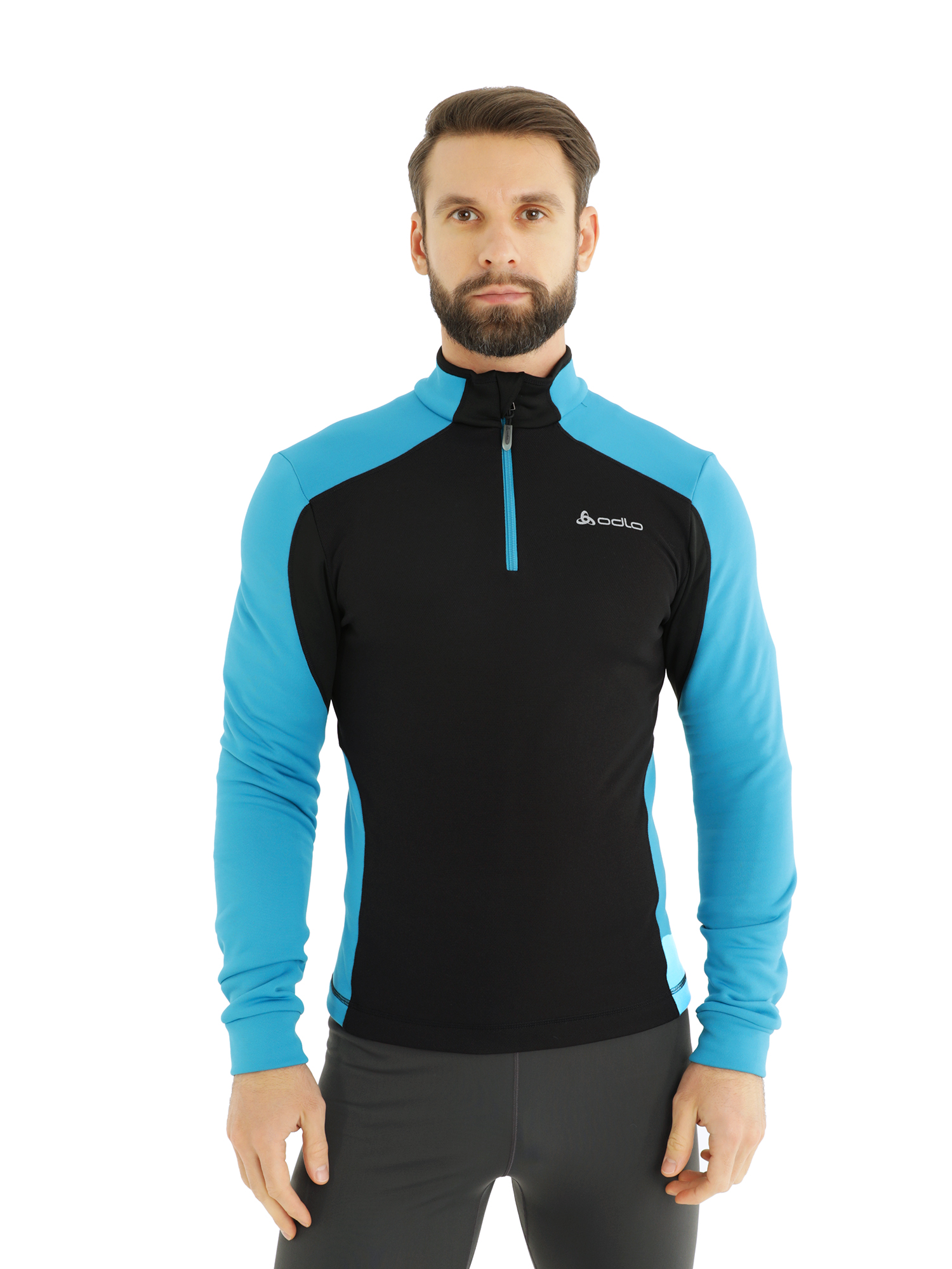 

Водолазка мужская Odlo Beaver Lake 1/2 Zip синяя L, Beaver Lake 1/2 Zip