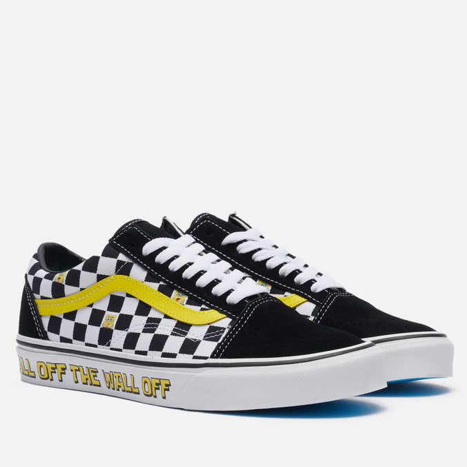 фото Кеды мужские vans x spongebob squarepants old skool черные 42.5 eu