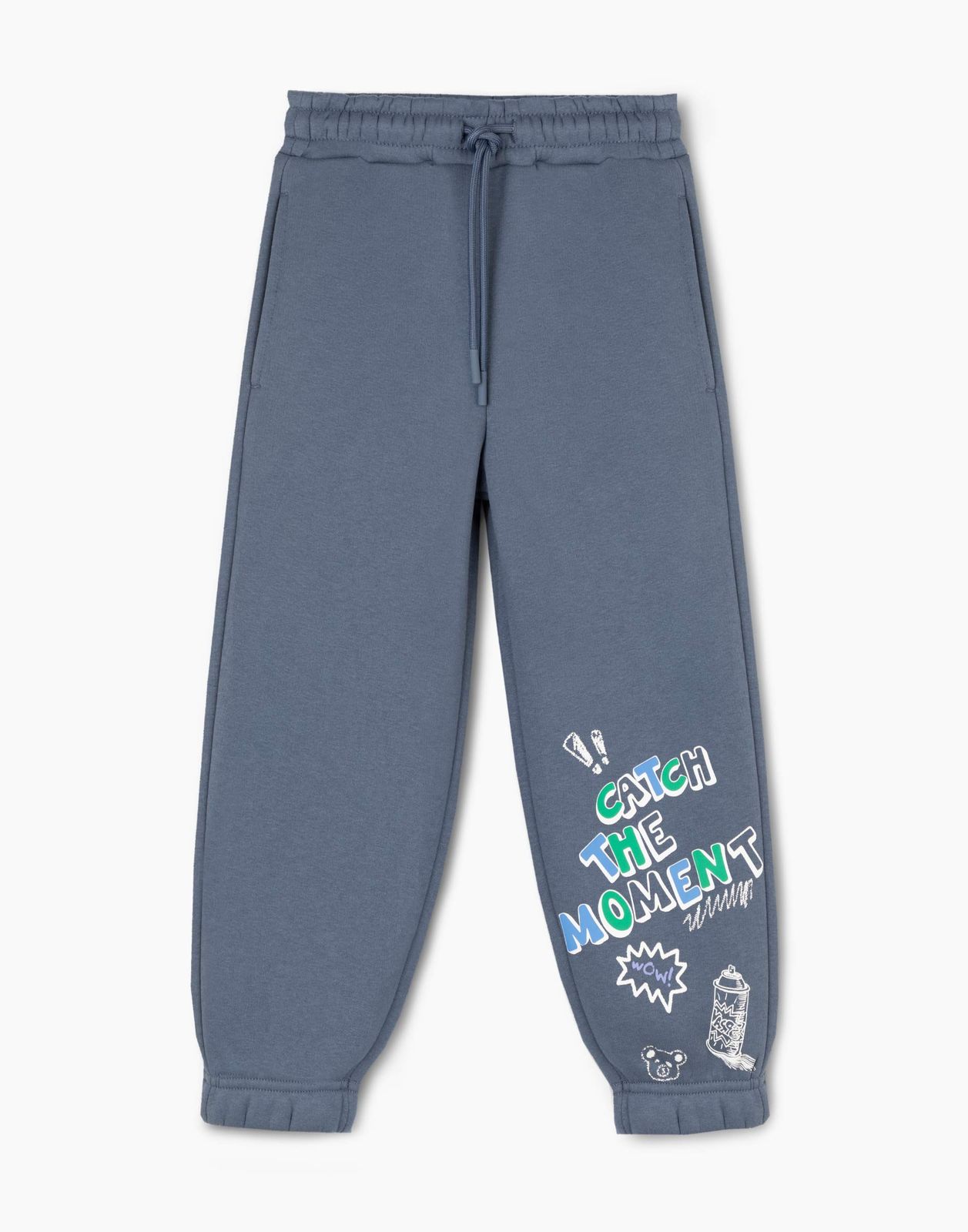 

Спортивные брюки для мальчика Gloria Jeans BAC013257 синий 4-5л/110, BAC013257