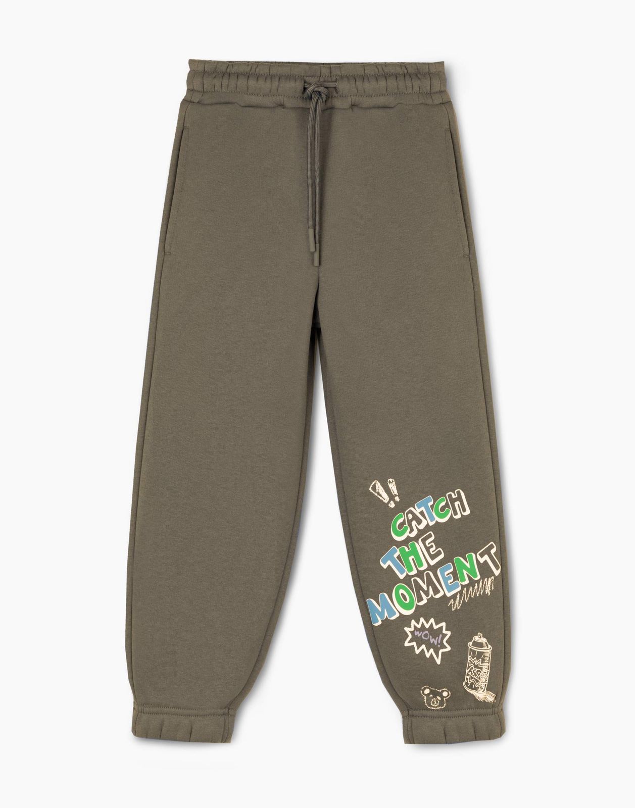 

Спортивные брюки для мальчика Gloria Jeans BAC013257 хаки 2-3г/98, BAC013257