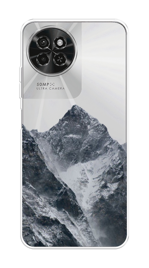 

Чехол на Itel S23 "Горы арт 4", Серый;бежевый, 3201450-1