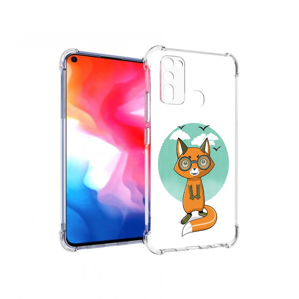 

Чехол MyPads Tocco для Vivo Y50 задумчивая лиса (PT226982.418.348), Прозрачный, Tocco