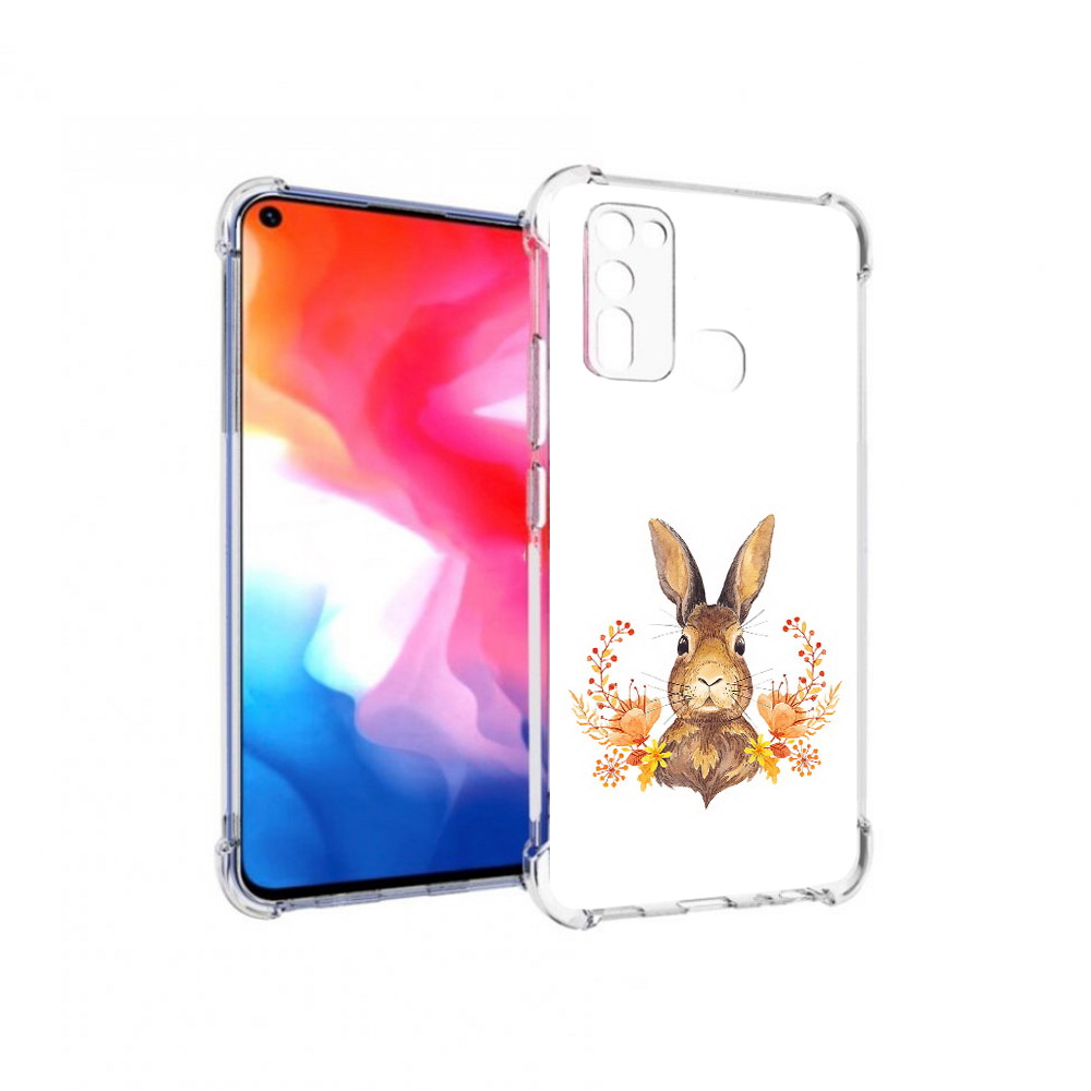 

Чехол MyPads Tocco для Vivo Y50 зайка в цветах (PT226982.418.349), Прозрачный, Tocco