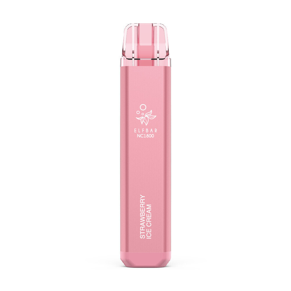 

Одноразовый вейп Elf Bar NC 1800 Strawberry Ice Cream, 20 мг