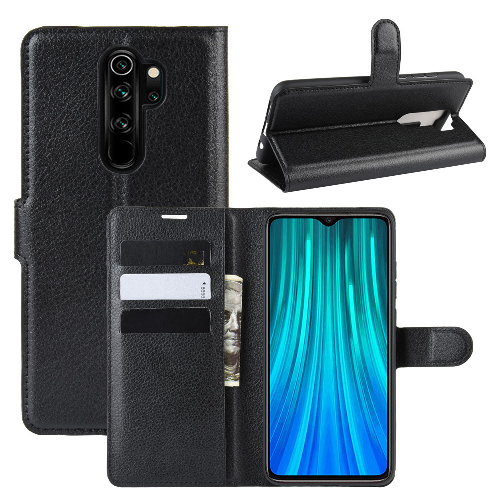 фото Чехол-книжка prestige для xiaomi redmi note 8 pro (черный) black panther