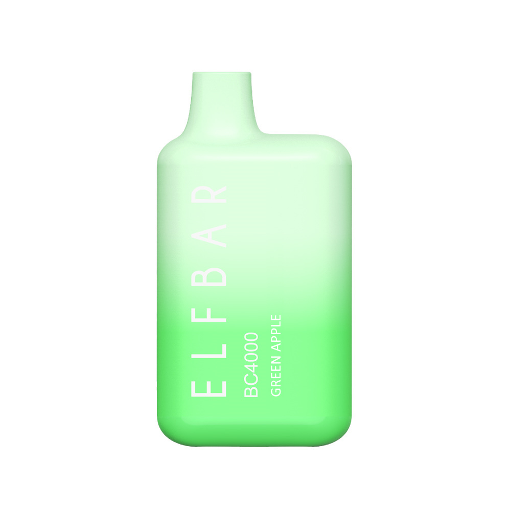 

Одноразовая электронная сигарета с подзарядкой Elf Bar BC4000 Green Apple, 20 мг