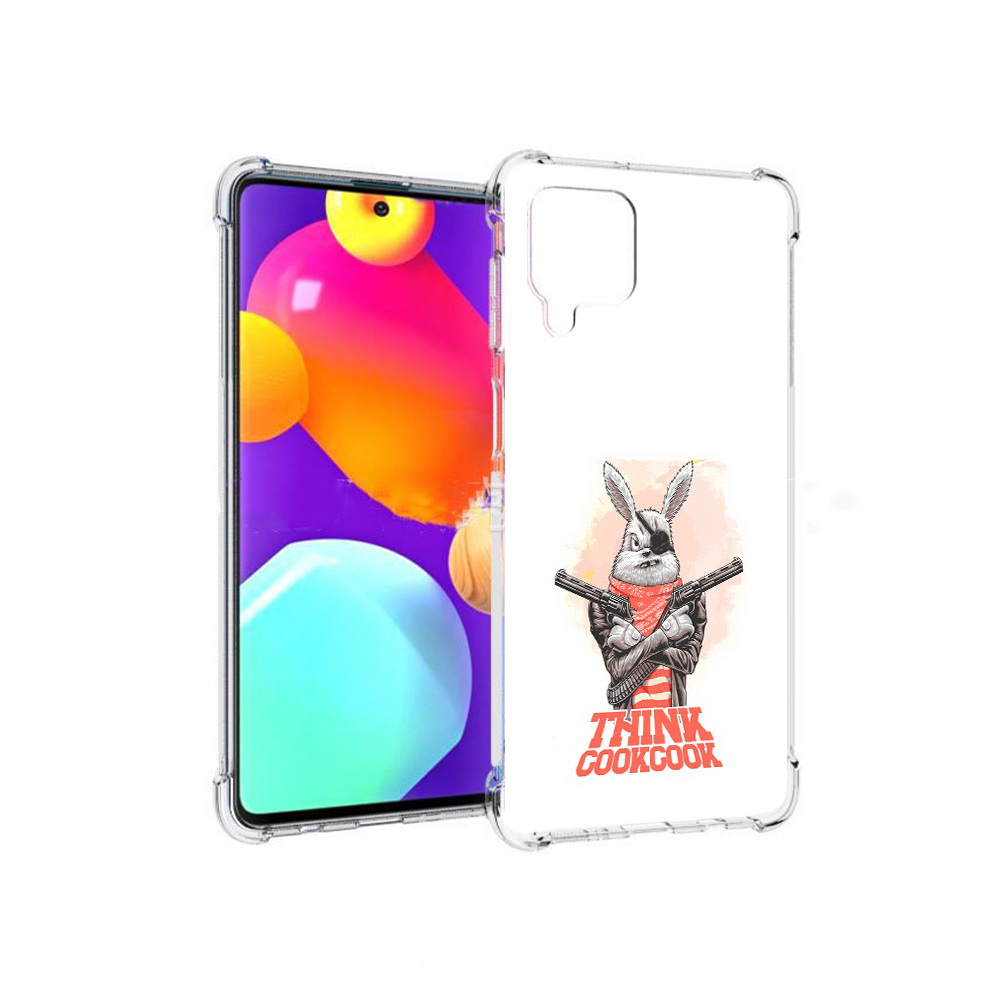 

Чехол MyPads Tocco для Samsung Galaxy M62 кролик пират (PT158430.541.419), Прозрачный, Tocco
