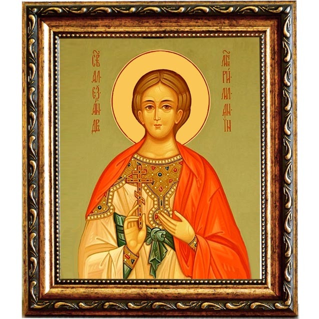 

Александр Римлянин мученик. Икона на холсте.