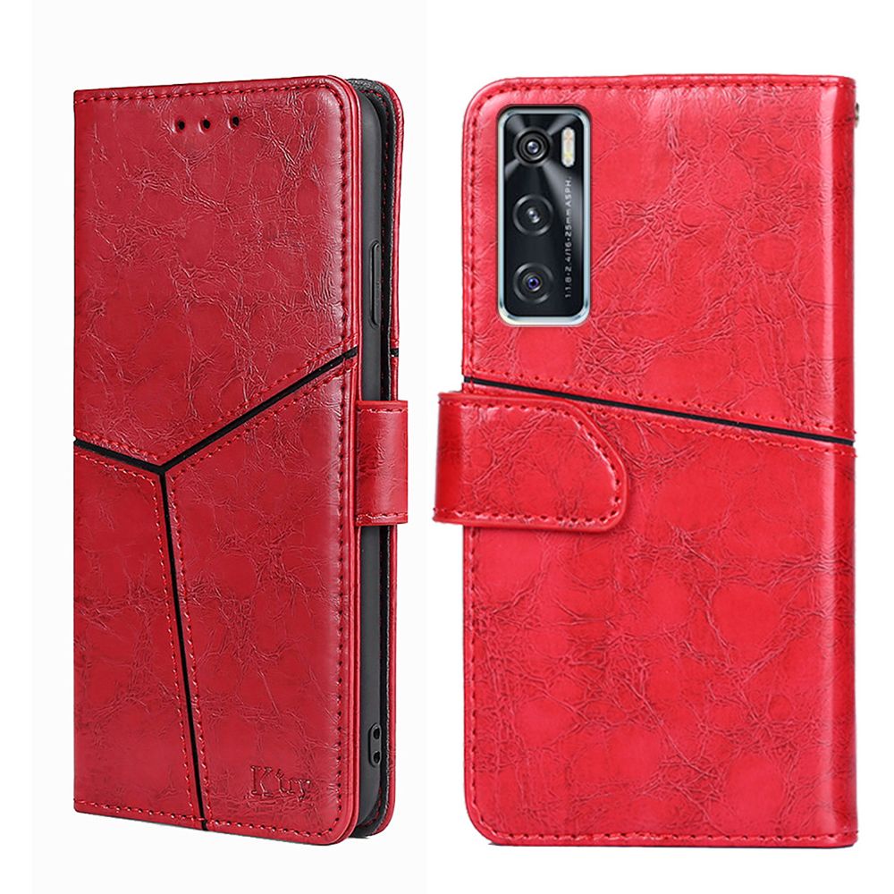 

Чехол MyPads для Vivo V20 SE красный (243829)