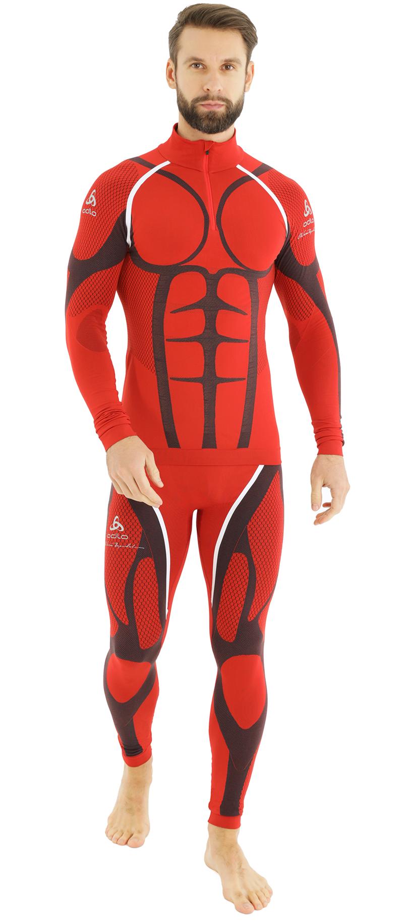 

Костюм мужской Odlo Racesuit Bjorndalen красный L, Racesuit Bjorndalen