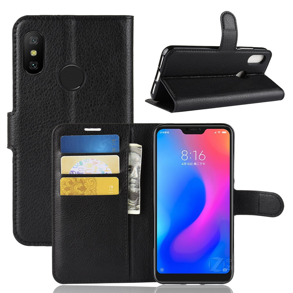 Чехол-книжка PRESTIGE для Xiaomi Redmi 6 Pro/Mi A2 Lite (черный)