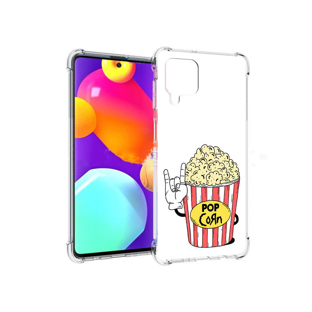 

Чехол MyPads Tocco для Samsung Galaxy M62 крутой попкорн (PT158430.541.427), Прозрачный, Tocco