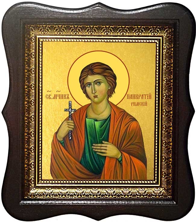 

Панкратий Римский, мученик. Икона на холсте.