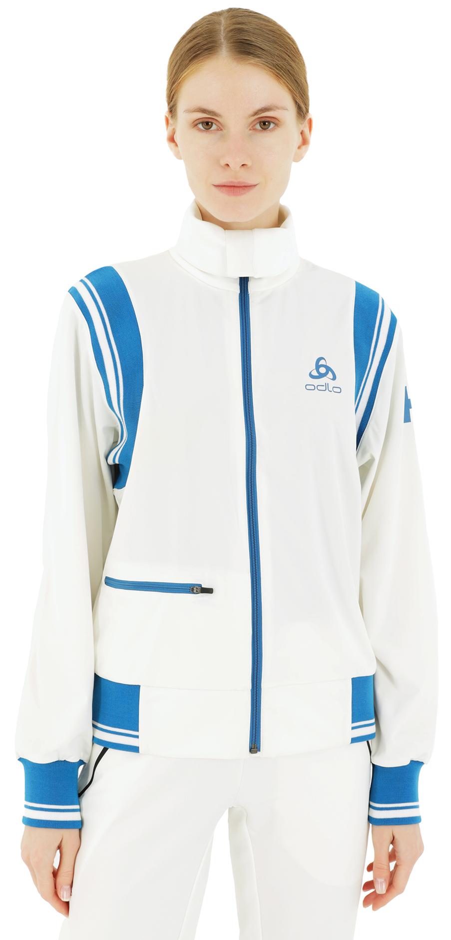 

Спортивная ветровка женская Odlo Jacket Heritage Olympia Women белая XL, Jacket Heritage Olympia Women