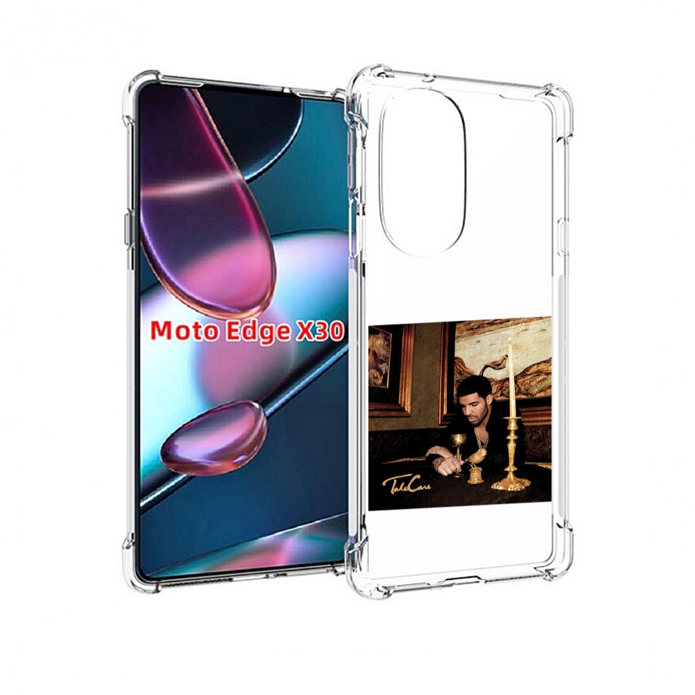 

Чехол MyPads Drake - Take Care для Motorola Moto Edge X30, Прозрачный, Tocco