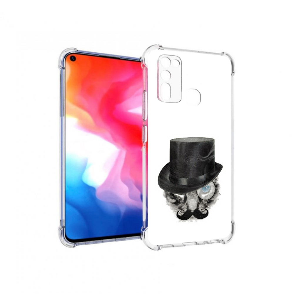 

Чехол MyPads Tocco для Vivo Y50 интелегентный кот (PT226982.418.378), Прозрачный, Tocco