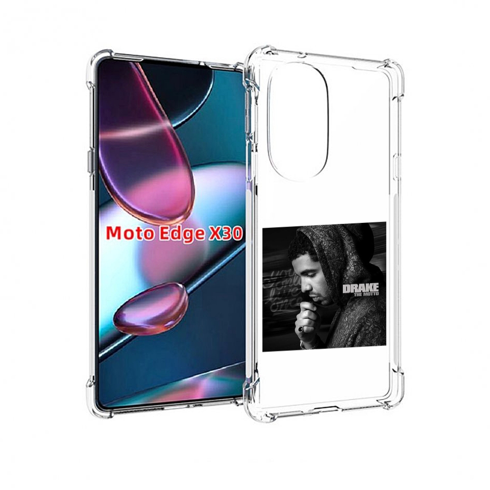 

Чехол MyPads Drake - The Motto для Motorola Moto Edge X30, Прозрачный, Tocco