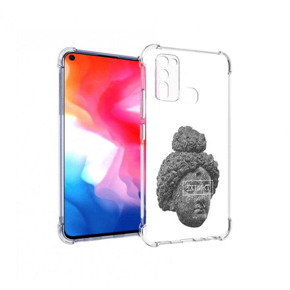 

Чехол MyPads Tocco для Vivo Y50 каменное лицо девушки (PT226982.418.383), Прозрачный, Tocco
