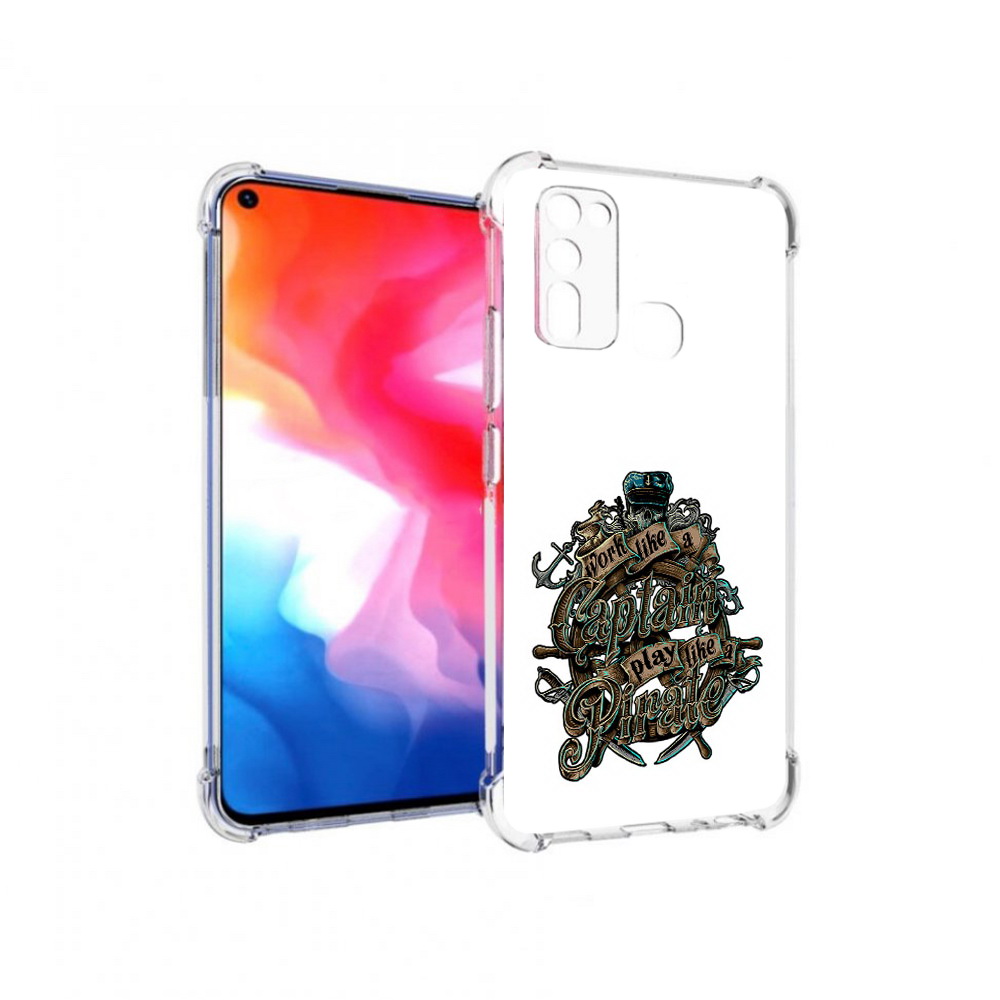 

Чехол MyPads Tocco для Vivo Y50 капитан пиратов (PT226982.418.385), Прозрачный, Tocco