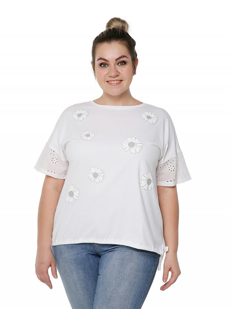 

Футболка женская Rihanna RH2315 белая 60 EU, RH2315