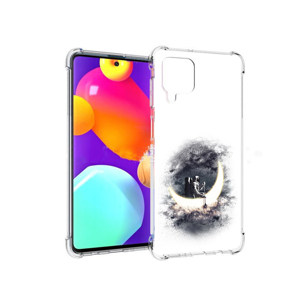 

Чехол MyPads Tocco для Samsung Galaxy M62 лунный путешественник (PT158430.541.448), Прозрачный, Tocco