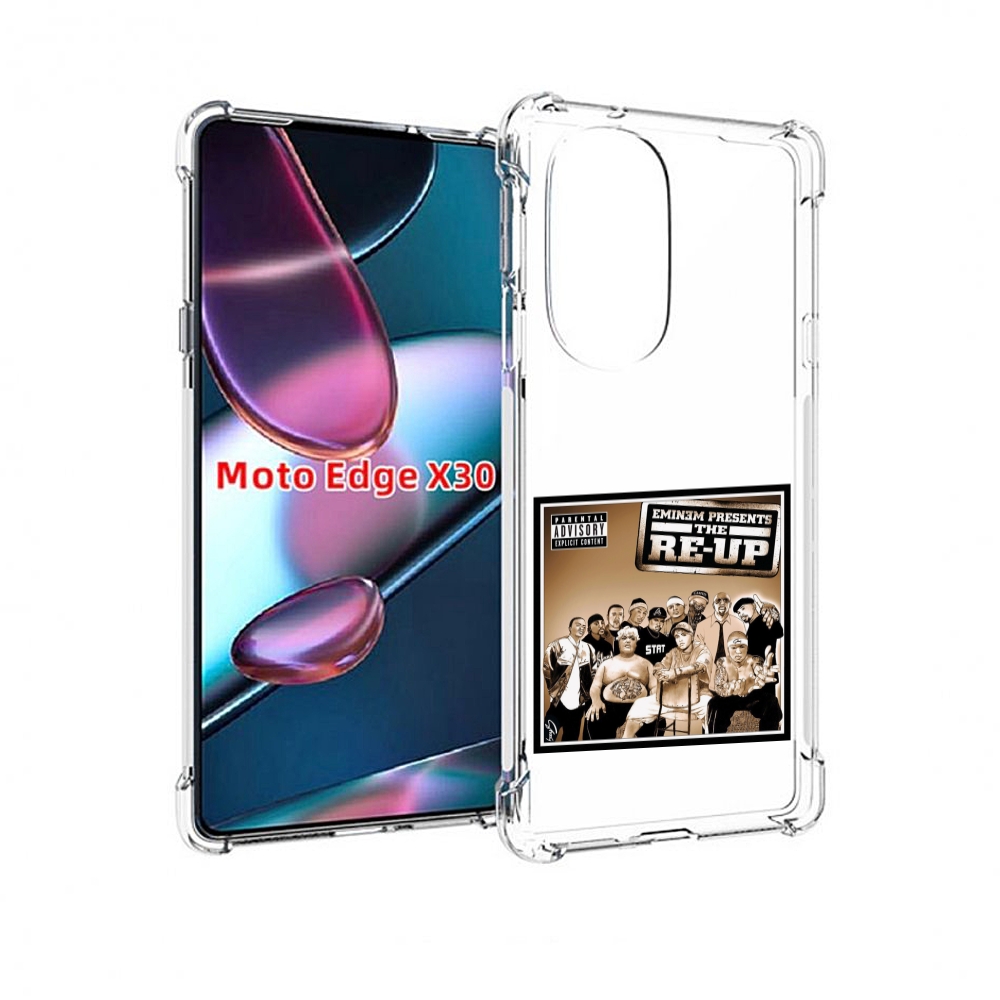 

Чехол MyPads EMINEM PRESENTS, THE RE-UP для Motorola Moto Edge X30, Прозрачный, Tocco