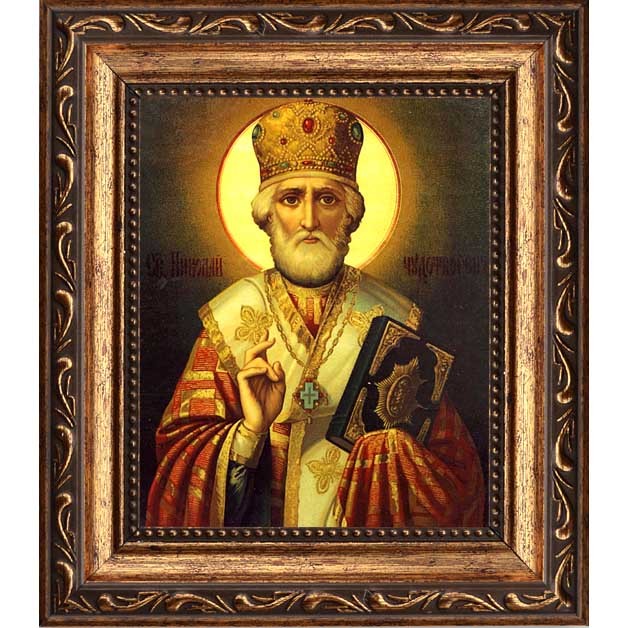 

Николай Угодник Чудотворец. Икона на холсте.