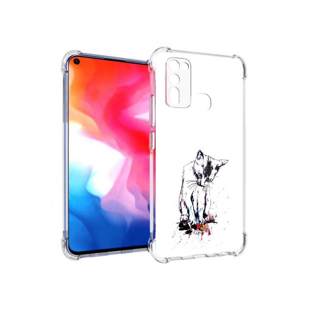 

Чехол MyPads Tocco для Vivo Y50 кот и микки (PT226982.418.399), Прозрачный, Tocco