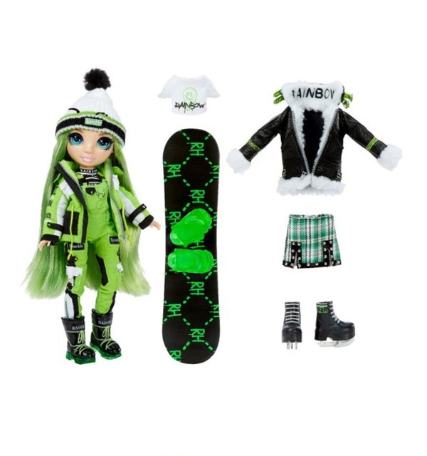 фото Кукла rainbow high winter break fashion doll- jade hunter green