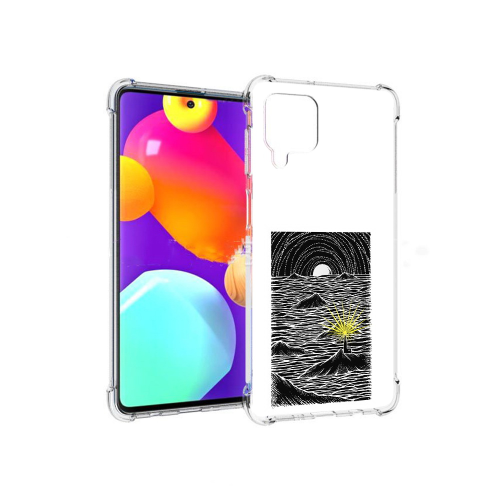 

Чехол MyPads Tocco для Samsung Galaxy M62 маяк в черно белом море (PT158430.541.460), Прозрачный, Tocco