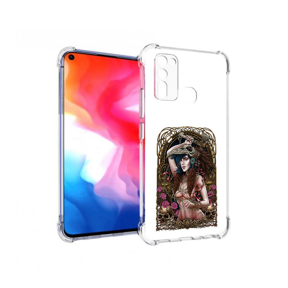 

Чехол MyPads Tocco для Vivo Y50 красивая девушка рисунок (PT226982.418.407), Прозрачный, Tocco