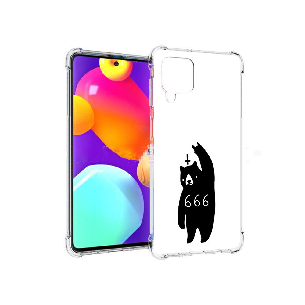

Чехол MyPads Tocco для Samsung Galaxy M62 медведь 666 (PT158430.541.462), Прозрачный, Tocco