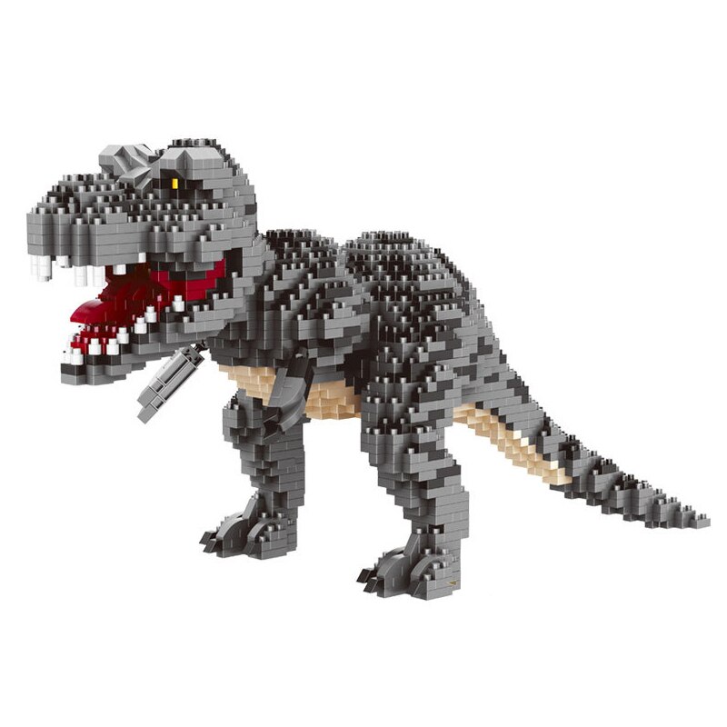 Конструктор 3D из миниблоков Balody Динозавр Тираннозавр Рекс 1530 элементов - BA16088 lemmo самосвал рекс 99 деталей