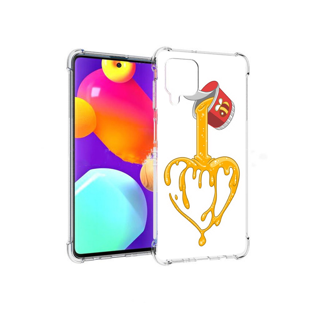 

Чехол MyPads Tocco для Samsung Galaxy M62 медовое сердце (PT158430.541.471), Прозрачный, Tocco