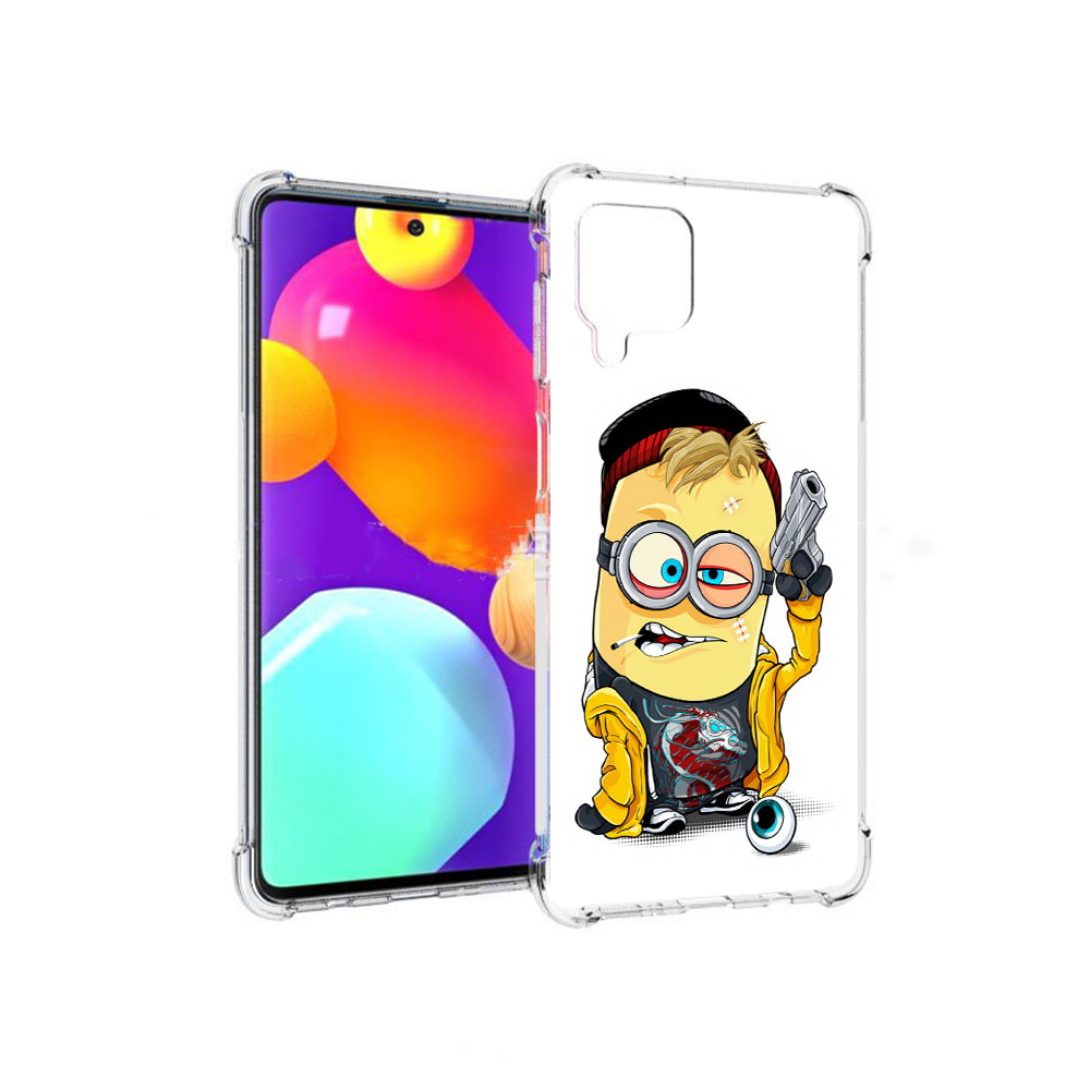 

Чехол MyPads Tocco для Samsung Galaxy M62 миньон бандит (PT158430.541.475), Прозрачный, Tocco
