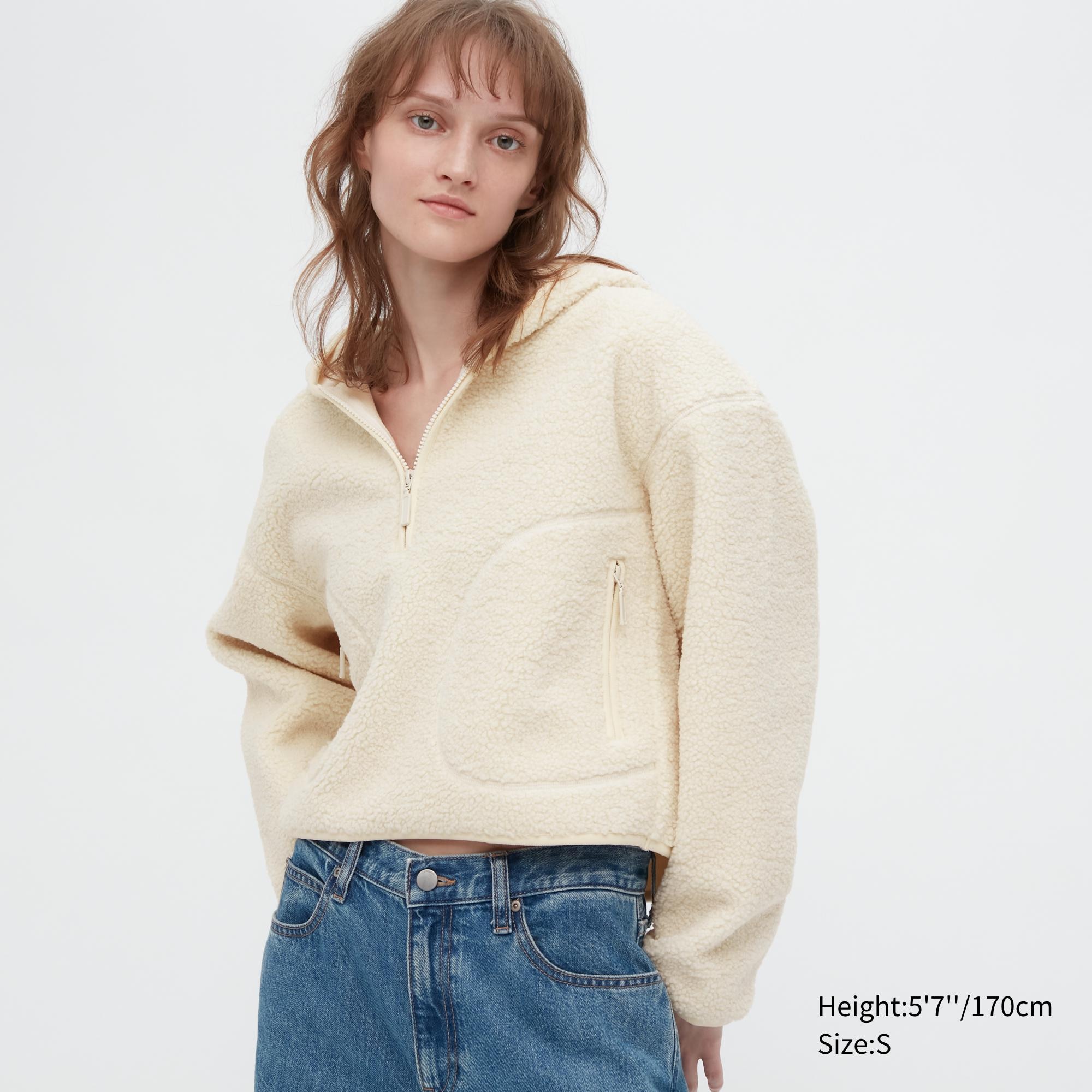 

Толстовка женская UNIQLO 452074COL01 белая XS (доставка из-за рубежа), 452074COL01