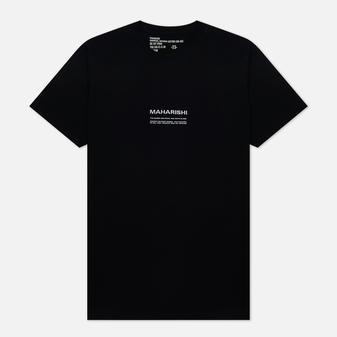 

Мужская футболка maharishi Miltype Crew Neck чёрный, Размер M, Черный, Miltype Crew Neck
