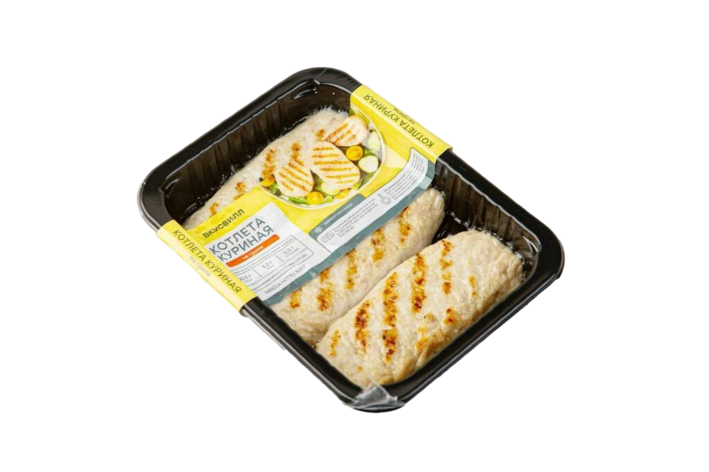 

Котлеты ВкусВилл куриные на гриле замороженные 300 г