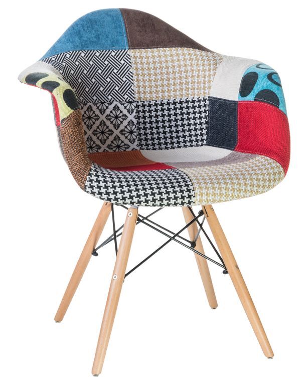 фото Стул империя стульев daw patchwork разноцветный lmzl-pp620g