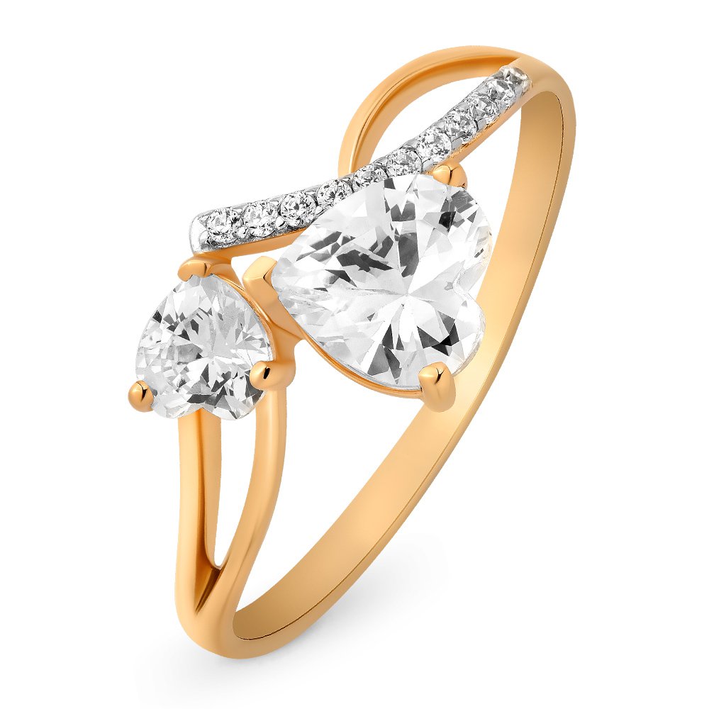 

Кольцо из золота р. , 585Gold 301009657, фианит, 301009657