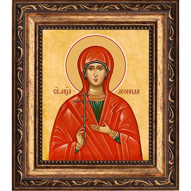 

Леонида Сирийская мученица. Икона на холсте.