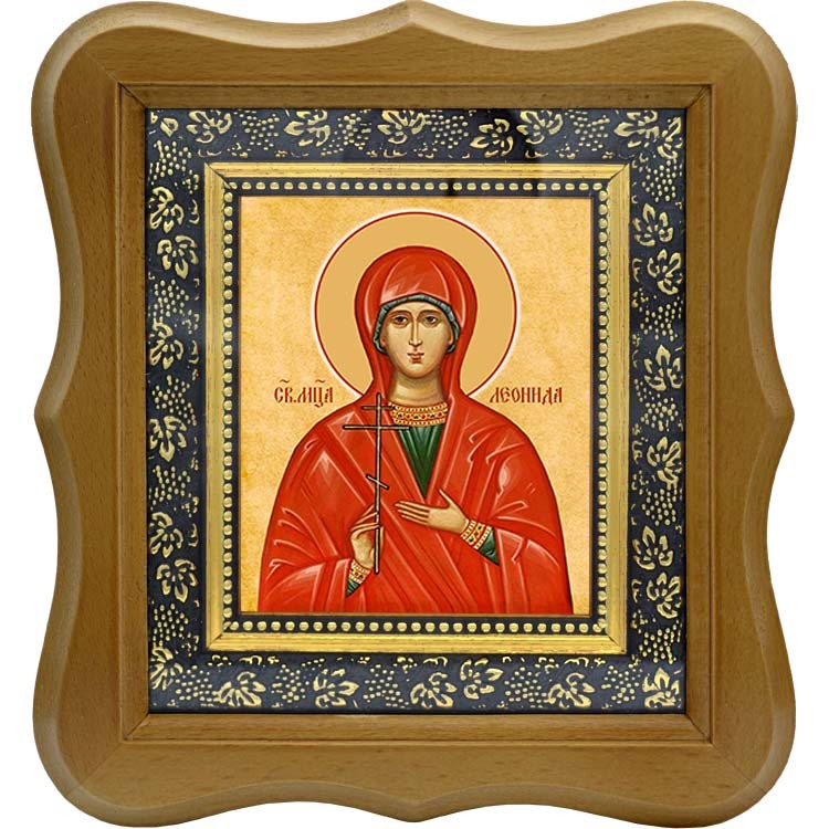

Леонида Сирийская мученица. Икона на холсте.