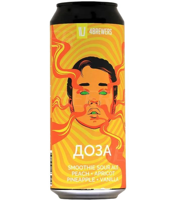 

Пиво 4Пивовара Доза ж/б 0,5л, Светлое