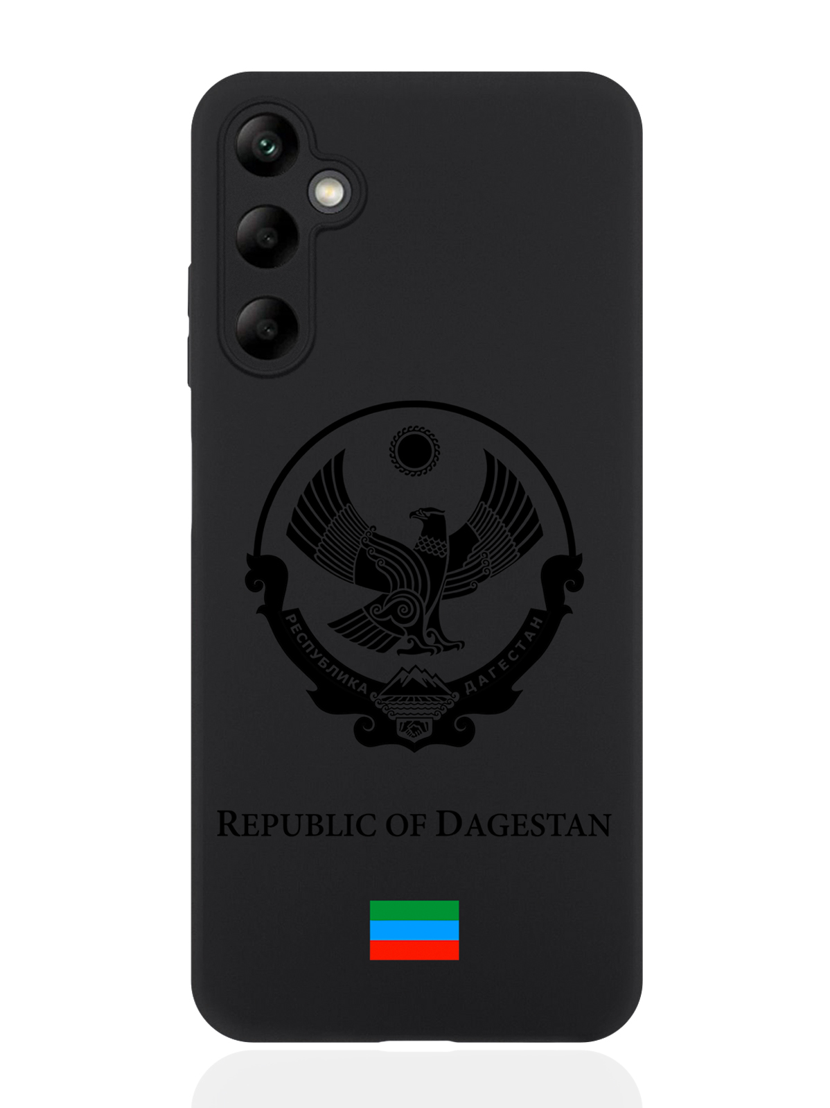 

Чехол SignumCase для Samsung A05S Черный лаковый Герб Дагестана, Samsung