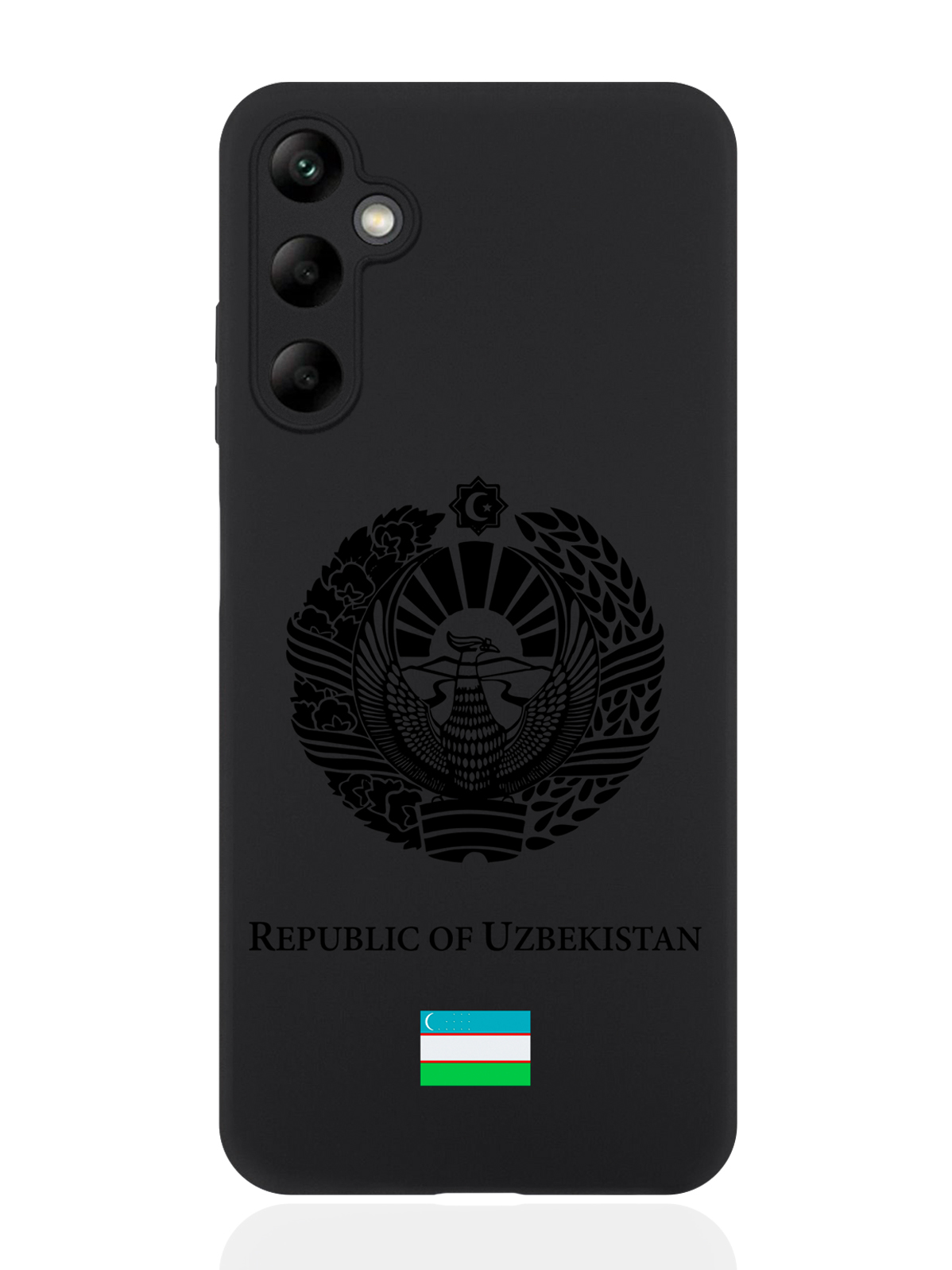 

Чехол SignumCase для Samsung A05S Черный лаковый Герб Узбекистана, Samsung