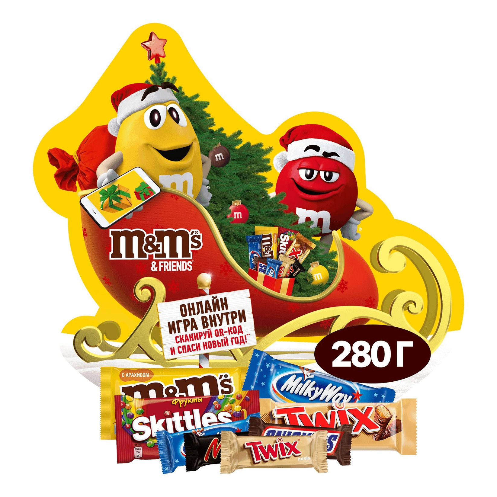 Набор конфет M&M's Сани 280 г