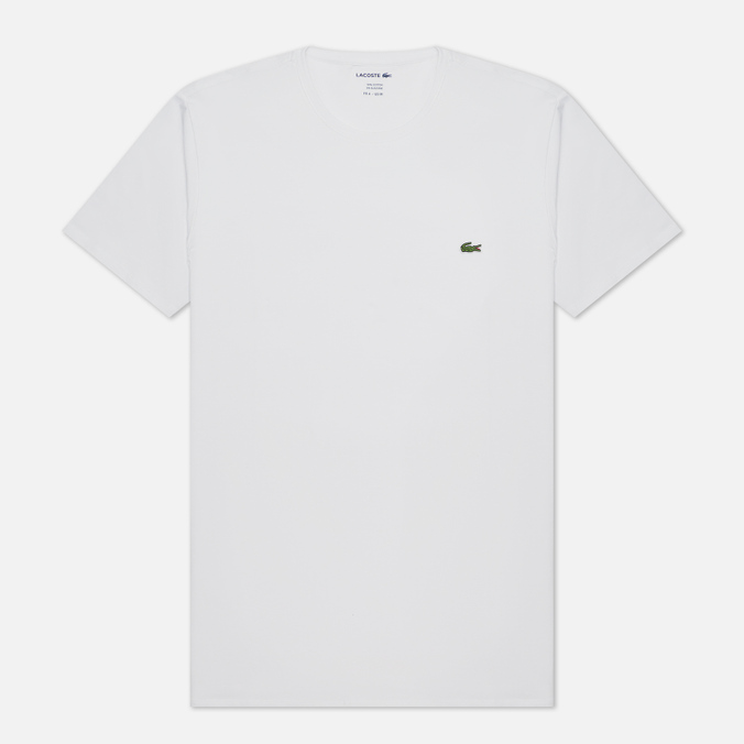 

Мужская футболка Lacoste Classic Embroidered Logo белый, Размер XXXXL, Classic Embroidered Logo