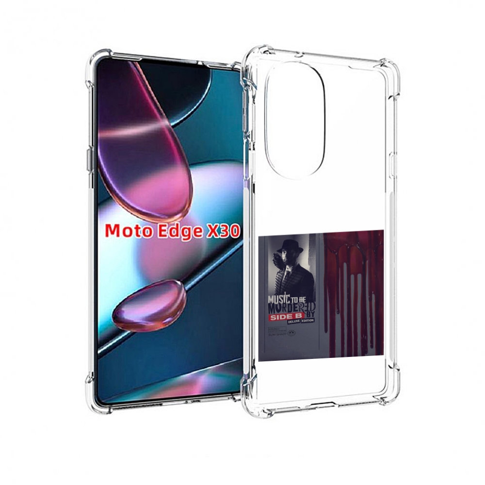 

Чехол MyPads Eminem MUSIC TO BE MURDERED BY для Motorola Moto Edge X30, Прозрачный, Tocco