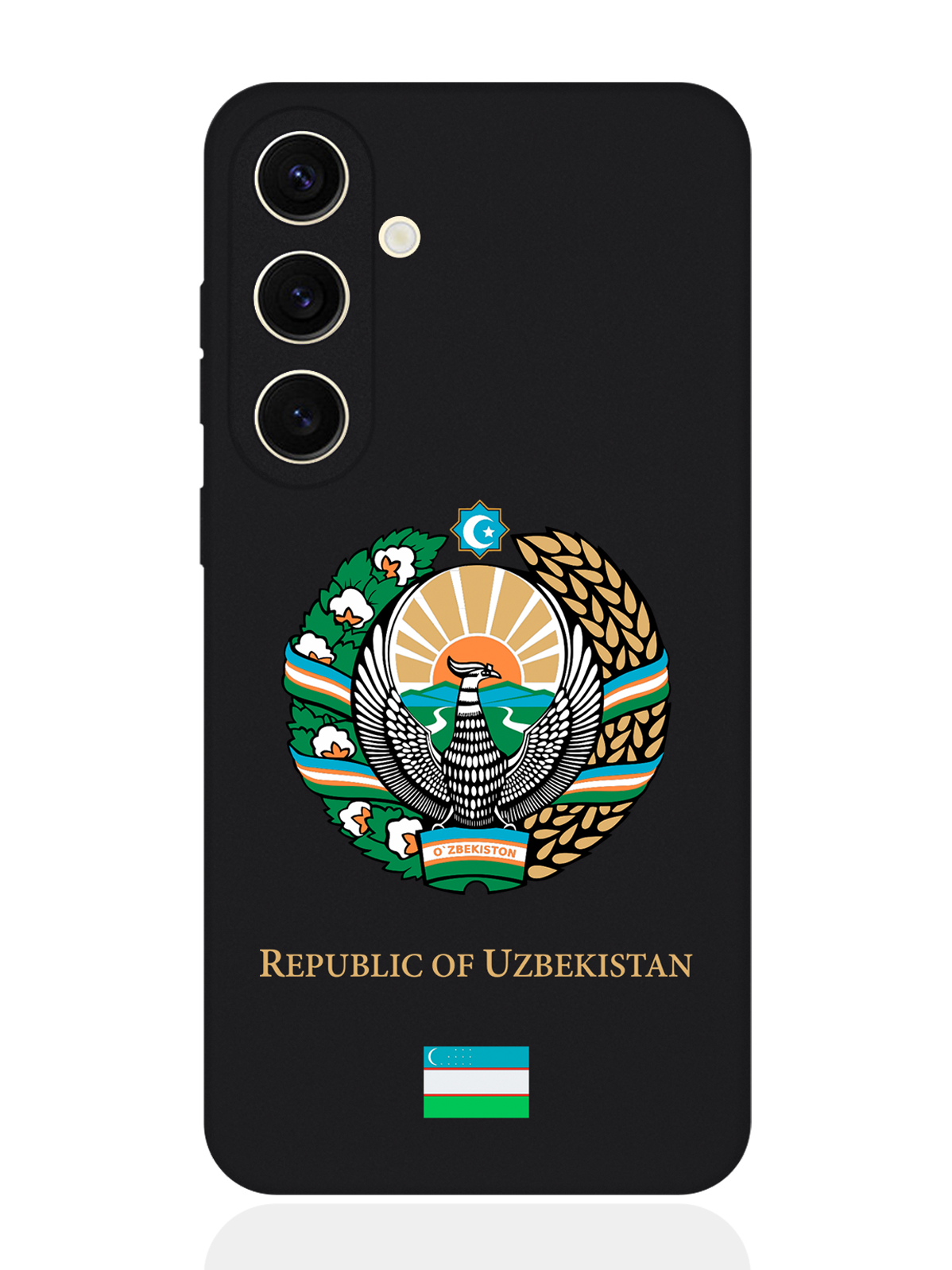 

Чехол SignumCase для Samsung S24 Герб Узбекистана, Разноцветный, Samsung